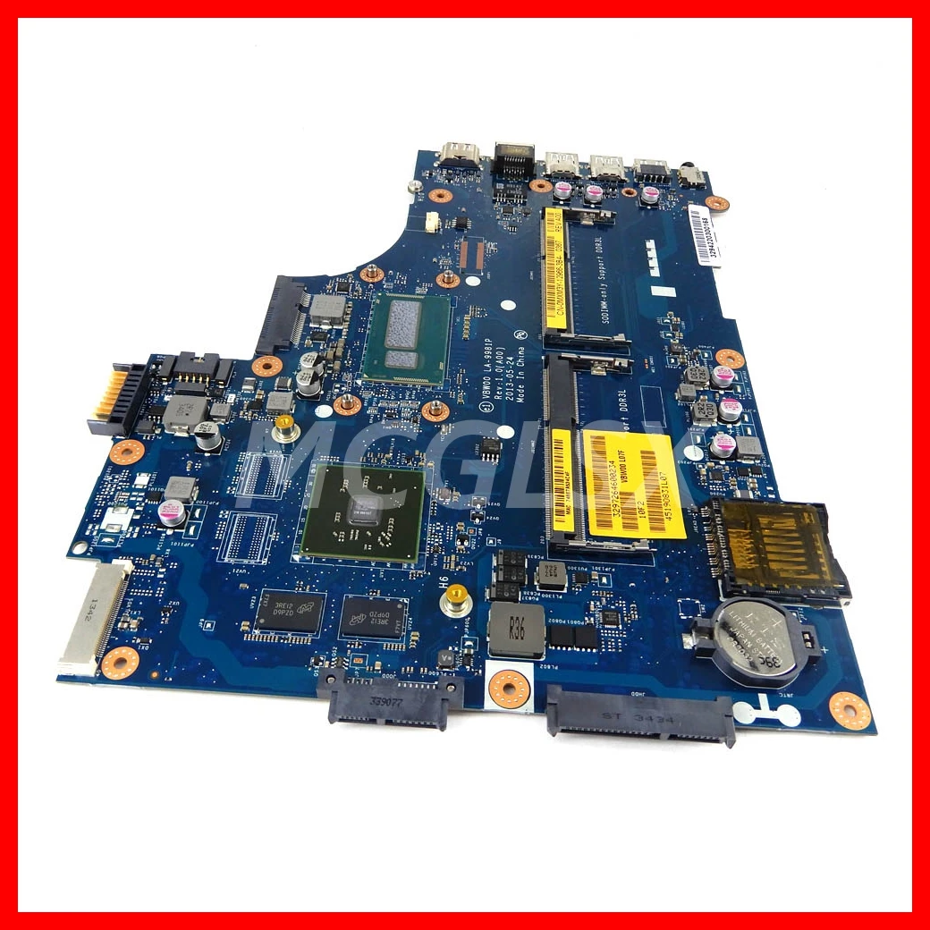 Imagem -05 - Placa-mãe Portátil para Dell Inspiron 15r 5537 3537 Notebook Mainboard La-9981p I54200u I7-4500u Cpu 2160841027 Gpu Testado ok