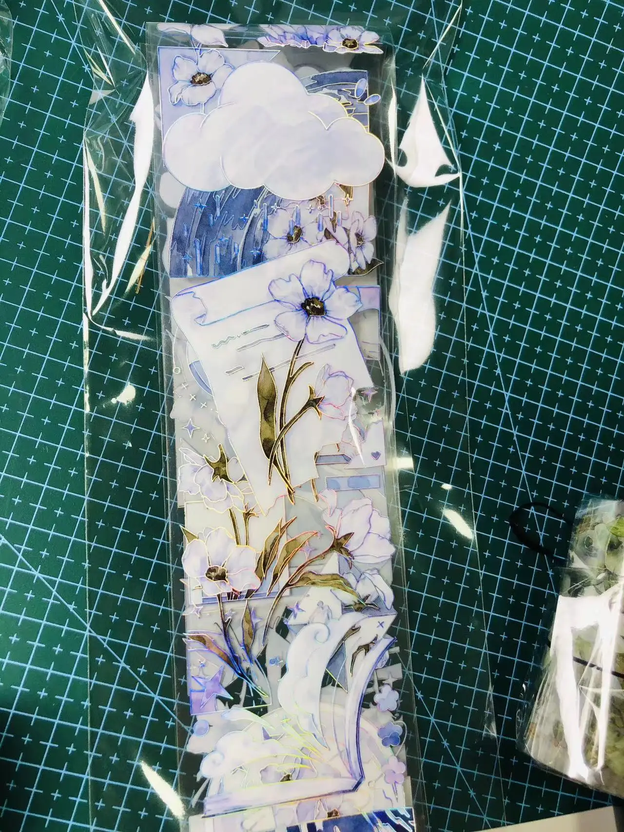 10.16 Stock Clear – 1 Loop Flower Girl Washi Shiny PET Tape