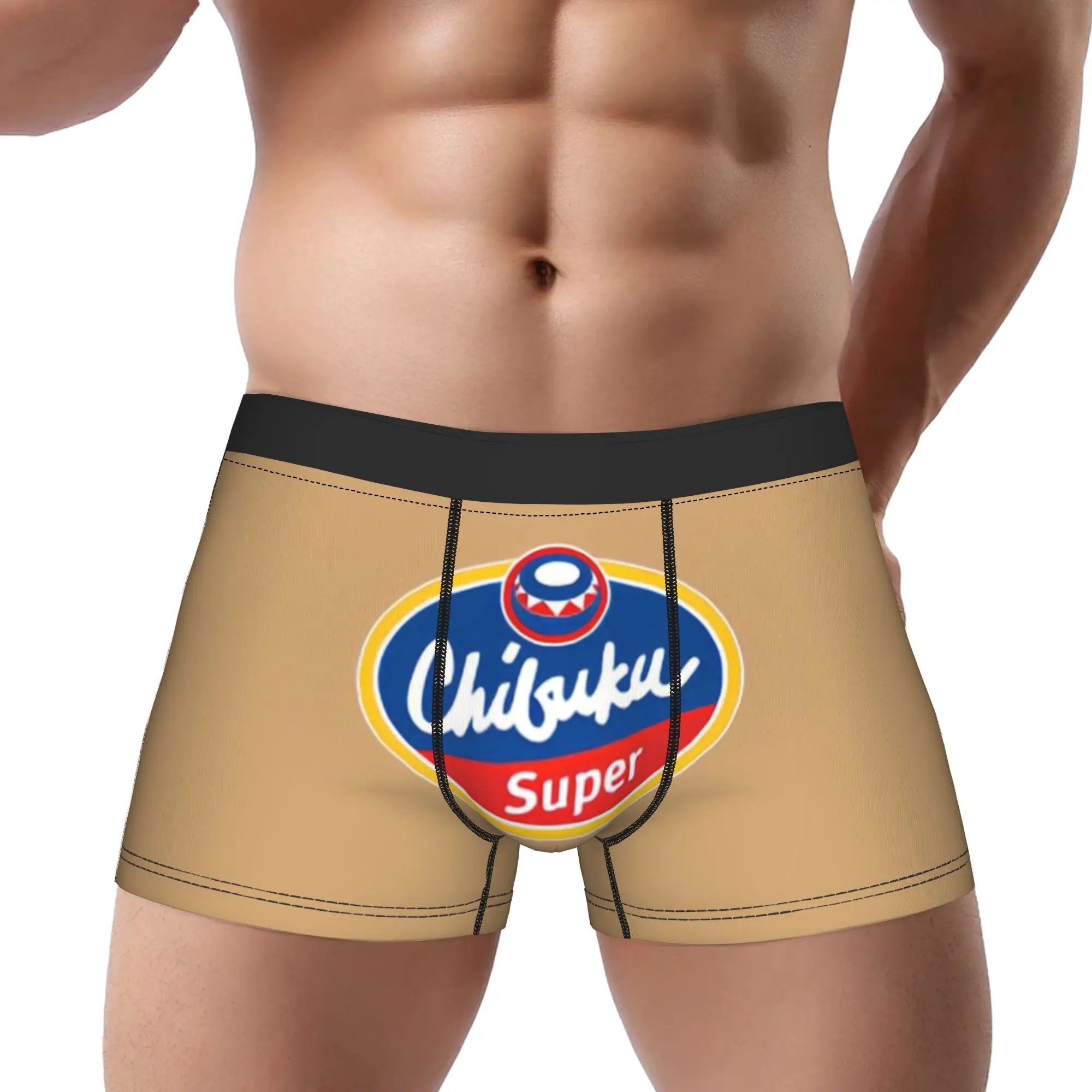 cChibuku Super Logo  cChibuku Underpants Breathbale Panties Man Underwear Comfortable Shorts Boxer Briefs
