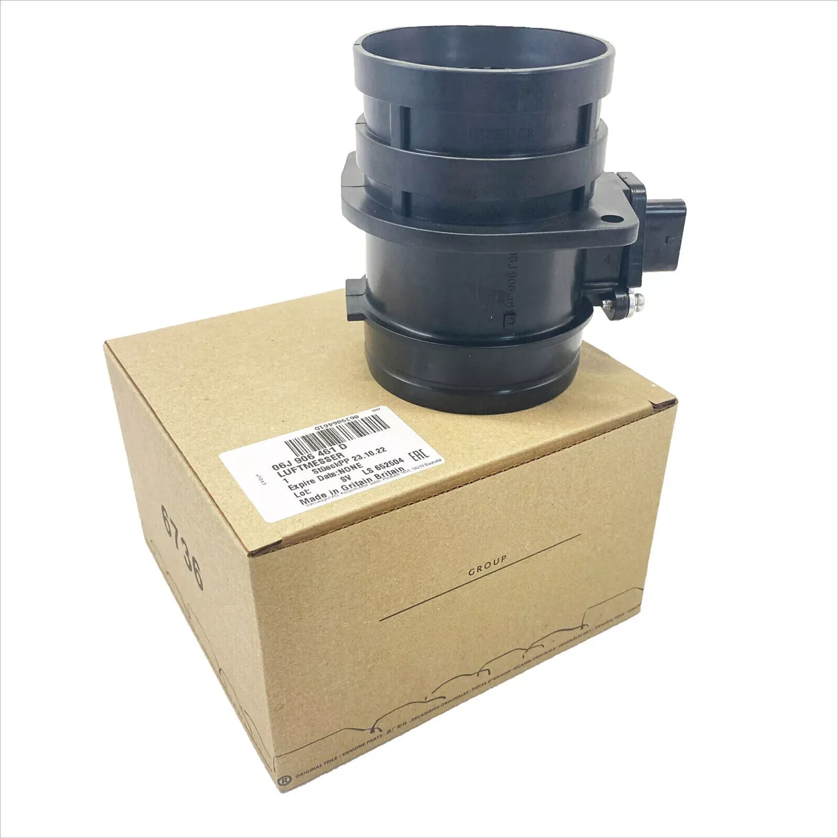 NEW oem 06J906461D,06J 906 461D,06J-906-461-D Air Mass Flow Sensor Meter MAF for Audi A4 A5 A6 Quattro Q3 allroad 2.0L