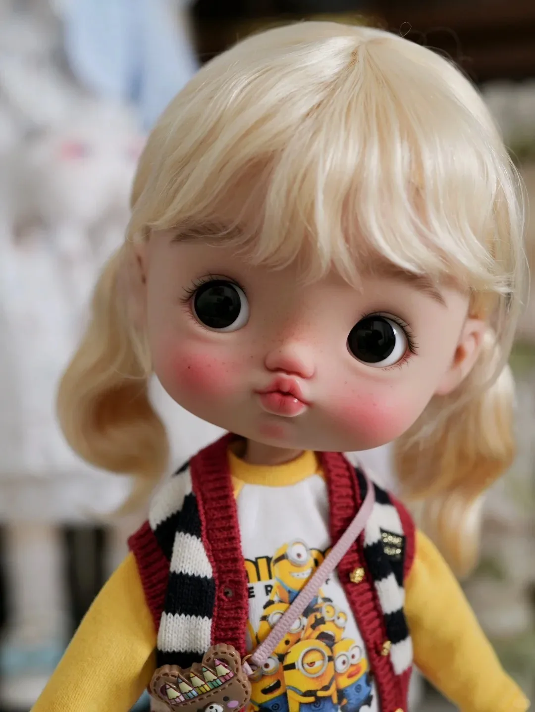 

New sd BJD Baby Girl Doll 1/6 head doll Pig Pig zhuzhubao Baby naked doll makeup cute doll birthday gift