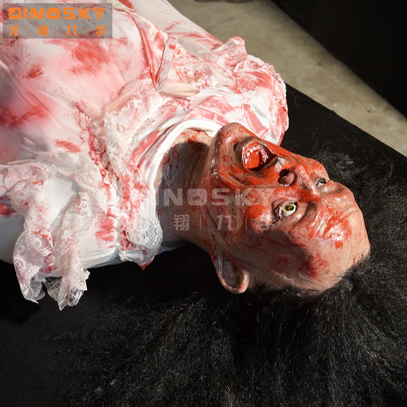 ATV&UTVHalloween Movie Decoration Psychiatric Patient Haunted House Props DINOSKY