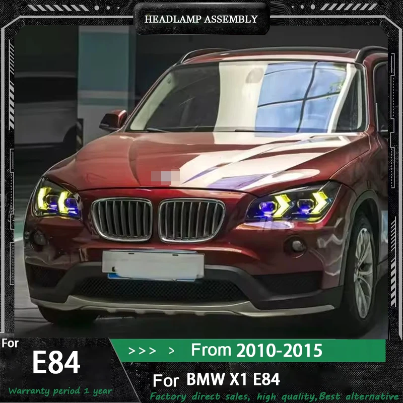

Front Light For BMW X1 E84 LED Headlight Projector Lens 2011 2012 2013 2014 2015 X1 LED DRL Signal Auto Accessories Headlights