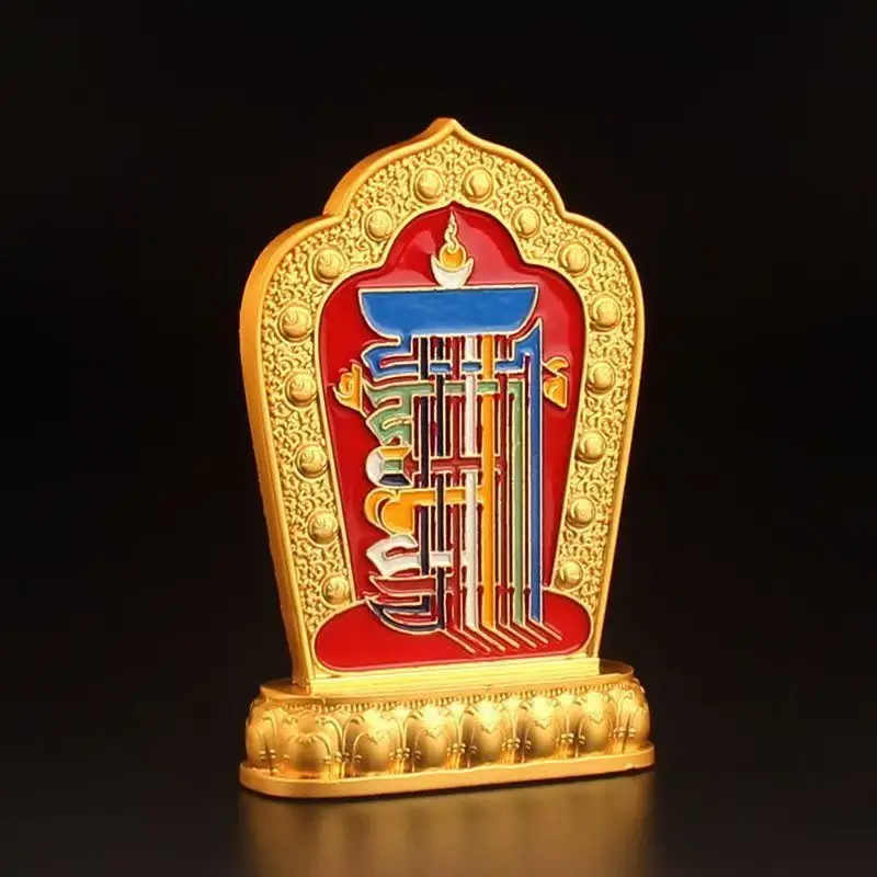 Buddhist Supplies Ten-phase Free Gossip Ornaments for Buddha Statues Alloy Crafts Holiday Gifts Home Decoration