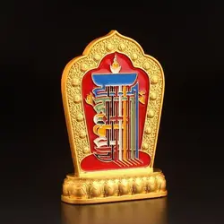 Buddhist Supplies Ten-phase Free Gossip Ornaments for Buddha Statues Alloy Crafts Holiday Gifts Home Decoration