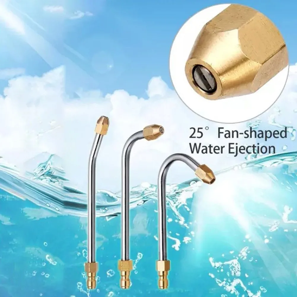 

Reliable Stainless Steel U Shape Pressure Car Washer Angled Lance Extension Spray Wand Nozzle Versatile Cleaning