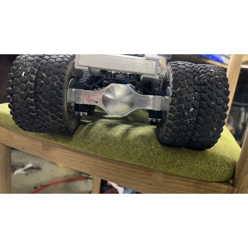 سبائك الألومنيوم CNC المحور الأمامي/الخلفي لتخفيض العجلات ل 1/14 تاميا مركبة يتم التحكم بها عن بُعد سكانيا 770S فولفو مرسيدس بنز أكتروس مان قطع غيار السيارات