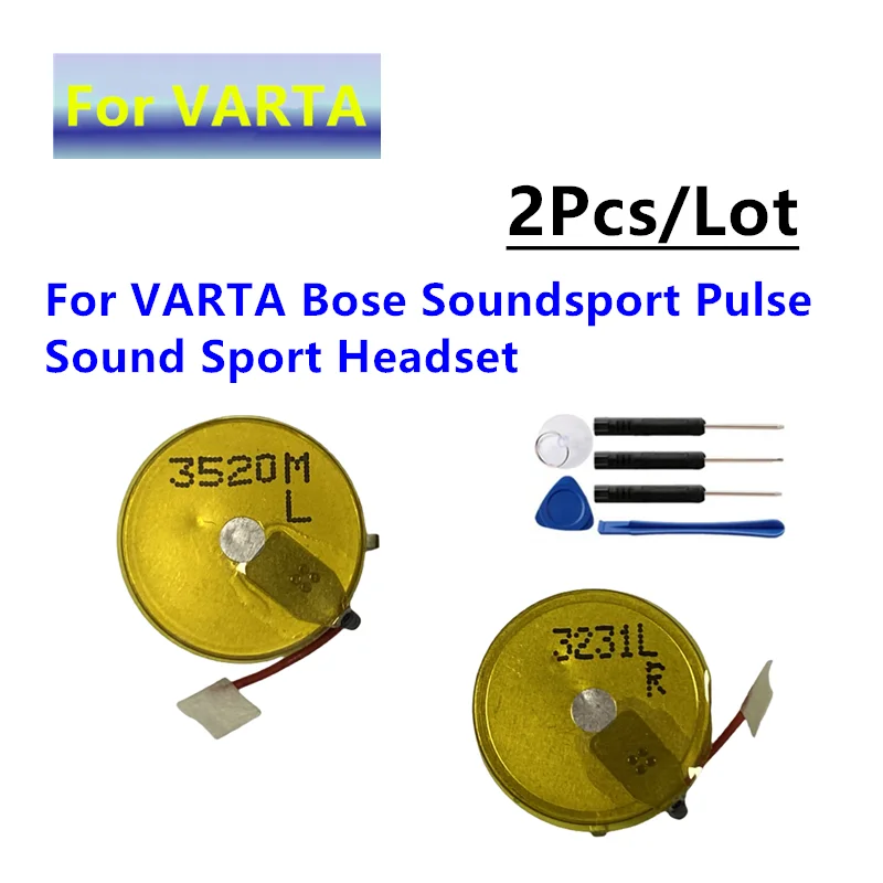 2pcs/lot CP1654 A3 Replacement Battery CP1654 A3 LIR1654 For VARTA Bose Soundsport Pulse Sound Sport Headset + Free Tools