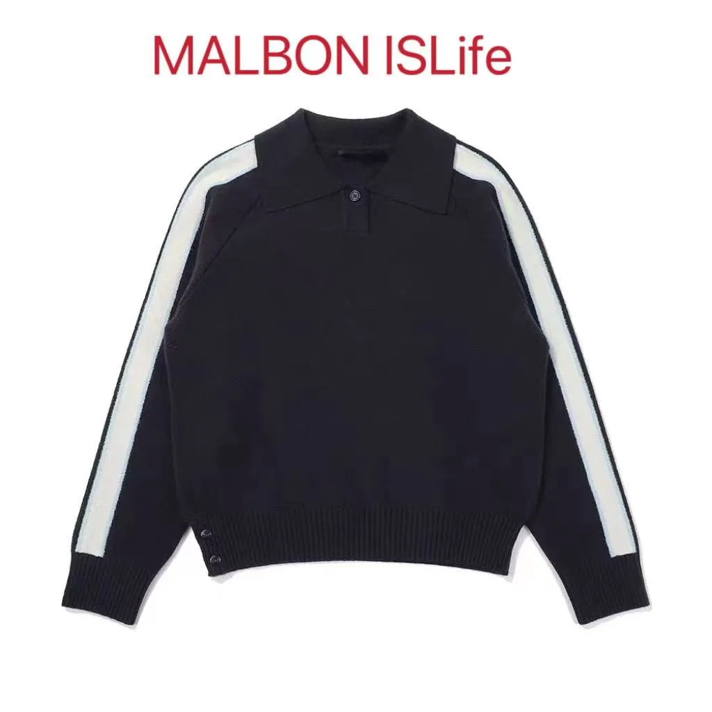 Outono e inverno roupas de golfe feminino crewneck manga longa camisola de golfe malhas alta elástica magro-ajuste esportes moda quente