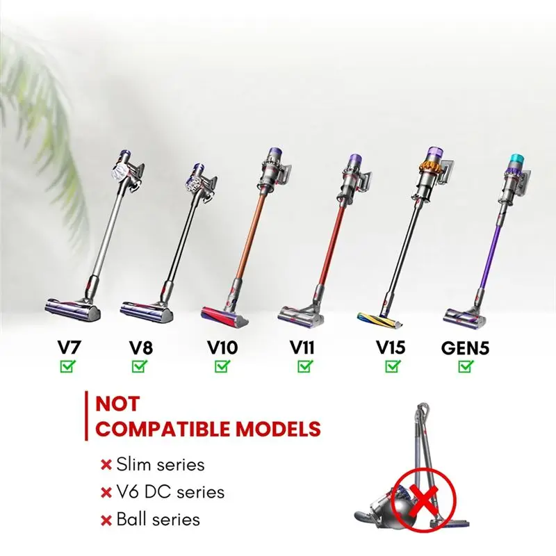 N85R-For Dyson Vacuum 	Attachments For Dyson Horsehair Vacuum Brush For Blinds, Furniture, & Delicate Surfaces