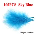 100 piezas Azul Cielo