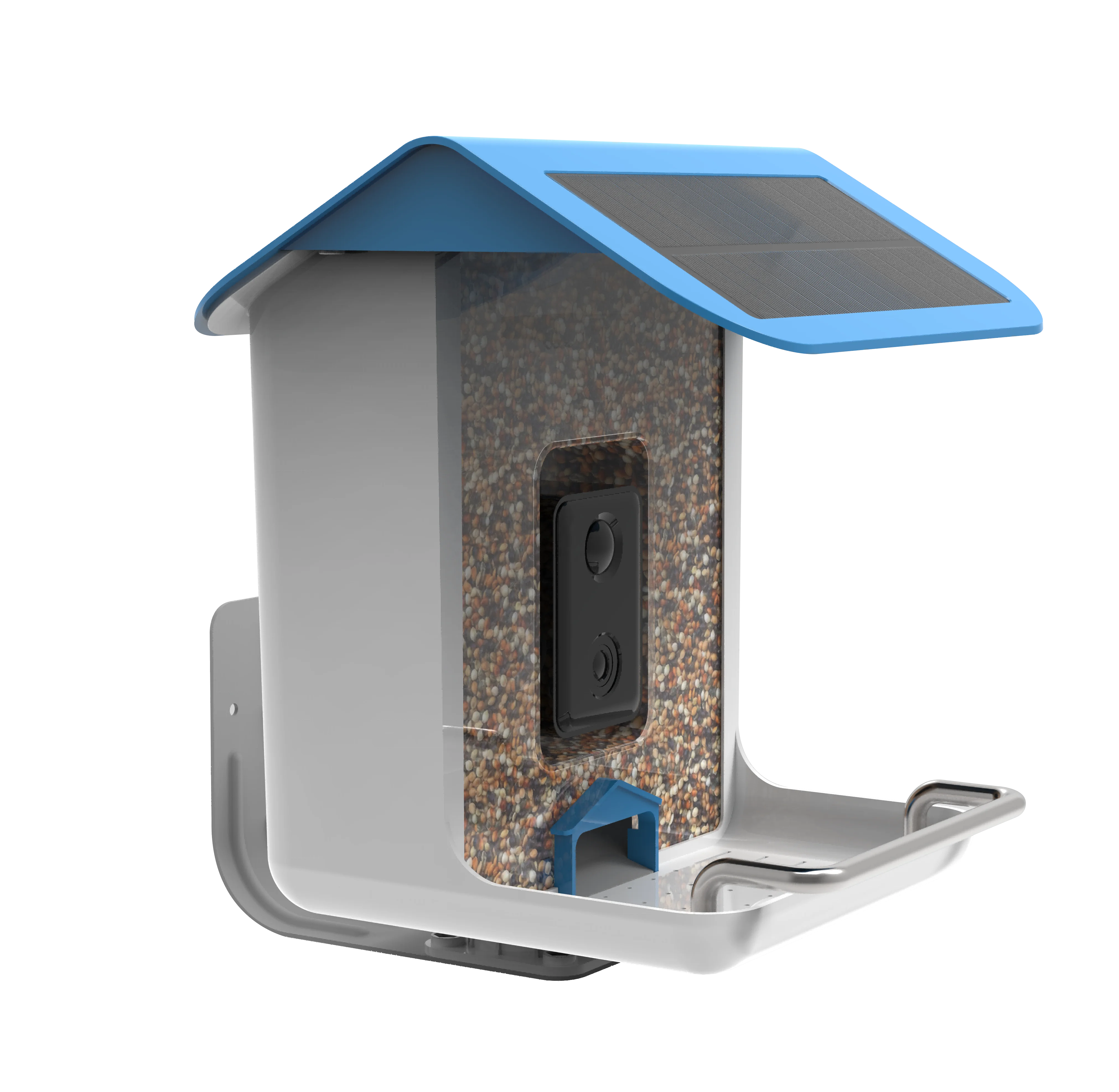 

Pinelake Factory Direct Supply Summer Bird Feeding With Solar Panel Energy Wi-fi Smart Bird Feeder