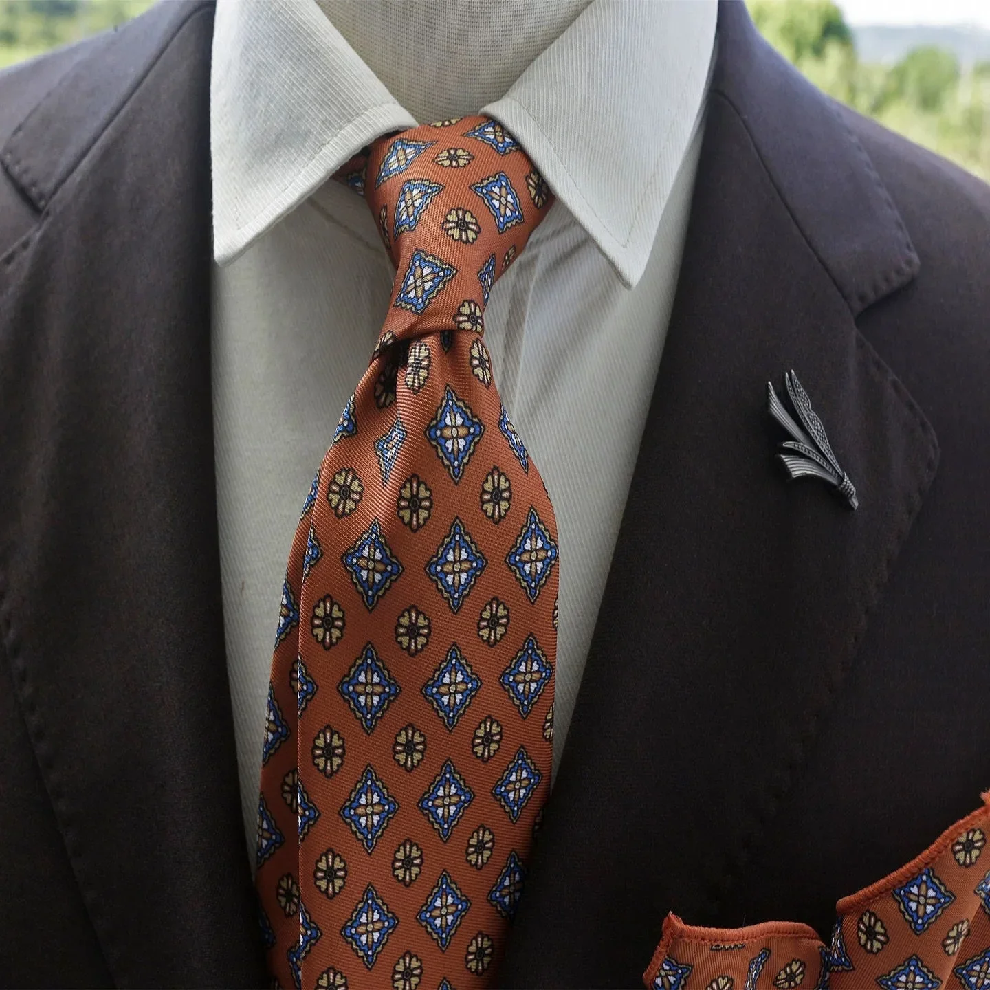 Retro 8 cm Breite Braune Blumen Krawatten Für Männer Frauen Casual Mode Seidige Gedruckt Krawatten Hochzeit Weiche Krawatte Smoking krawatte Geschenk