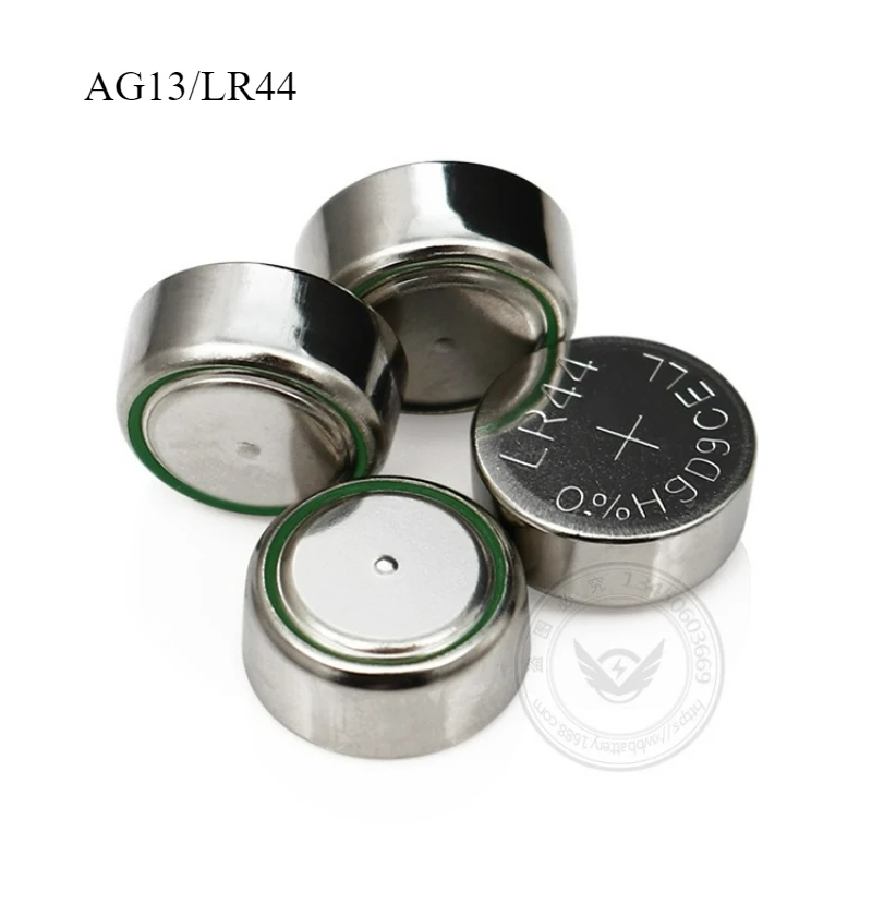 100Pcs1.55V AG13 LR44 버튼 배터리 AG10AG4 AG3 LR1130 LR... - 1