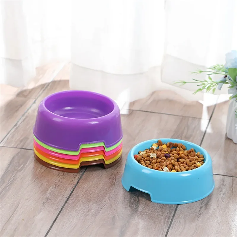 Multi-Purpose Candy Color Dog Bowl Cat Dog Feeding Food Water Bowls Puppy Slow Eat Pet Bowl Feeder Dishes Pet Feeding Supplies