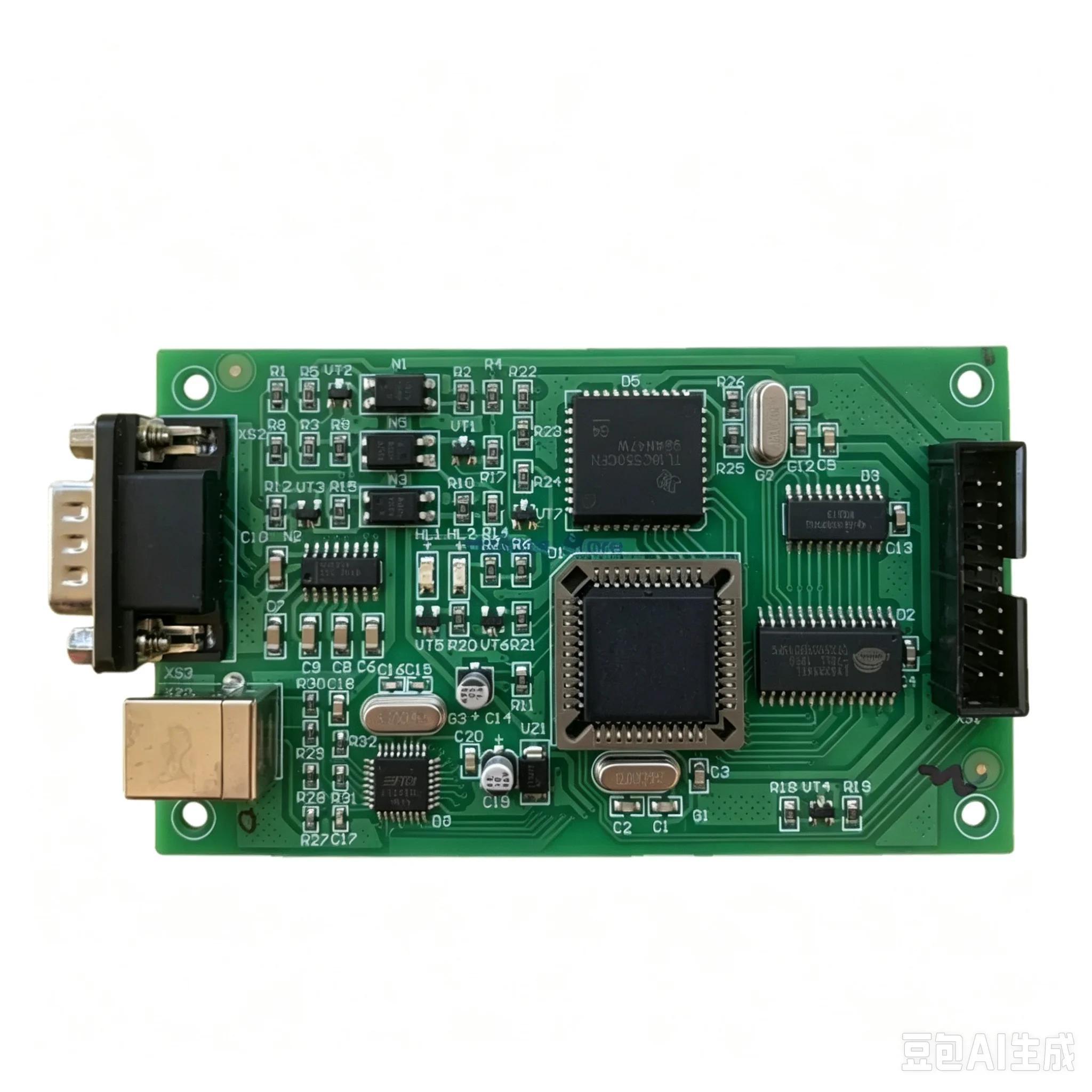 Communication Protocol Interface Card RS232 Data Collection Board Fire Alarm System Accessory