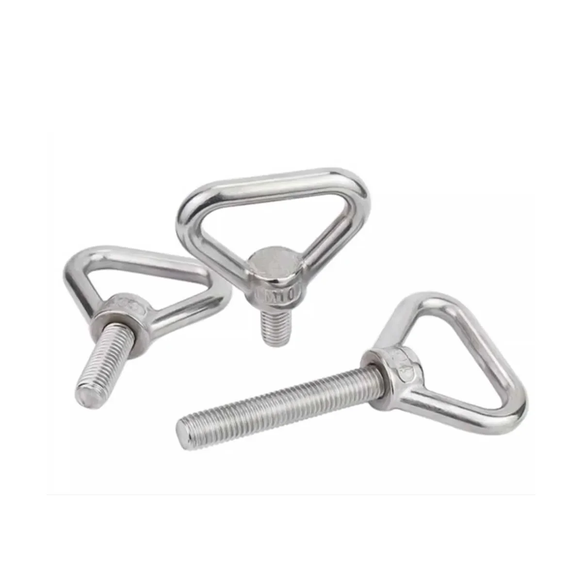 304 Stainless Steel Triangular Lifting Ring Screw, Welded Load-Bearing Bolt Fastener  M8M10M12