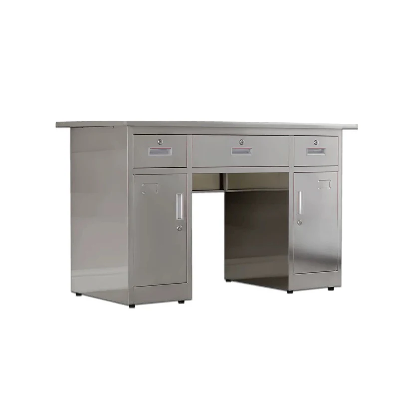 304 stainless steel desk computer desk custom with drawers console medical table workshop laboratory workbench