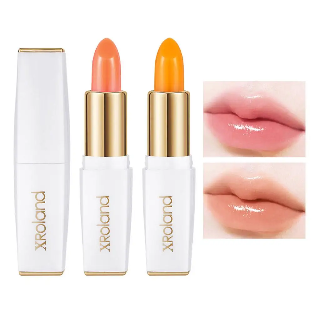 

Теплая губная помада, меняющая цвет, антипригарная, не выцветающая помада для макияжа для женщин, косметический уход за губами, бренд высокого качества