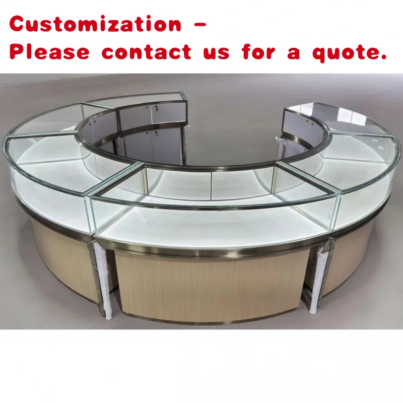 

Индивидуальный дизайн интерьера из нержавеющей стали, ювелирный магазин, витрина, светодиодное освещение, украшение для мебельного магазина