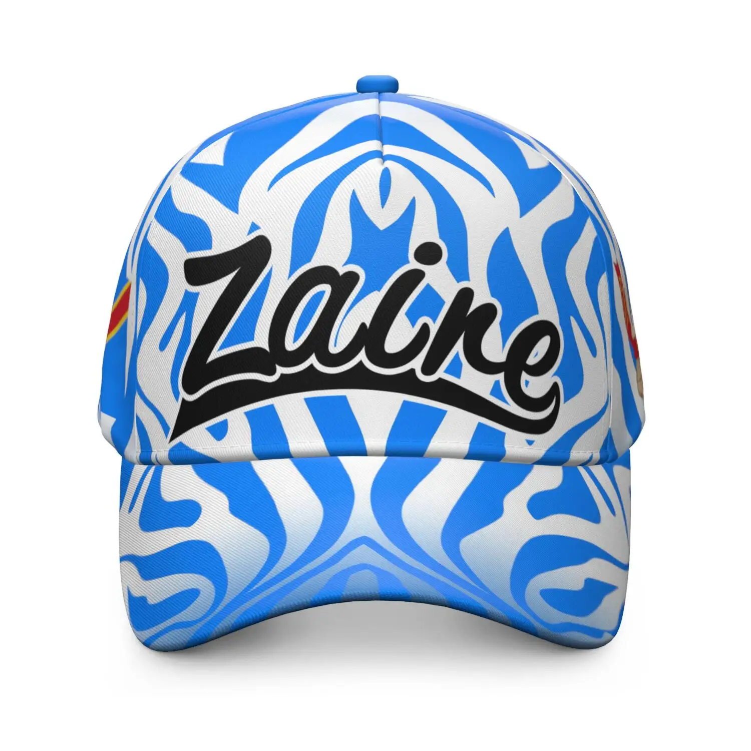 Zaire Baseball Cap Custom Made Name Team Logo Hats Country Congo Democratic Republic Nation French Kinshasa Rdc Flags Headgear