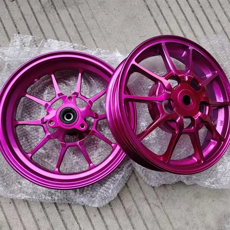 

Motorcycle Wheel Hub 10*2.5J 57mm Hole Front Wheel，18 Teeth Rear Wheel For Fuxi Qiaoge Ghost Fire 100cc Lingying 100 Wheel Hub