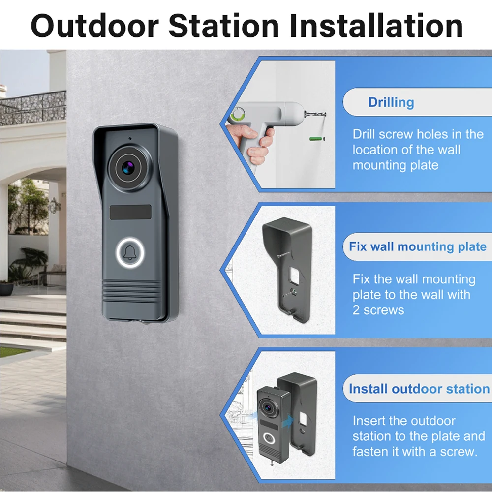 2-Wires Smart Home Wifi 1080P - огляд і ціна Smart Doorbell Wired