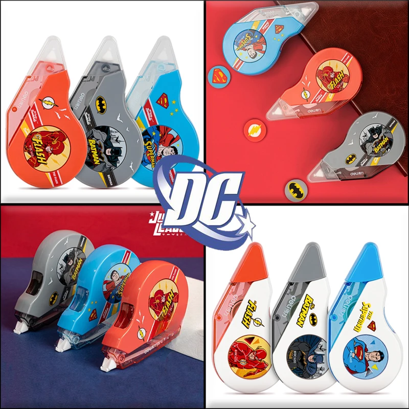 DC Comics Batman Large Capacity Anime Character Correction Tape Altered Tools School Office Corrector Stationery Kids Supplies