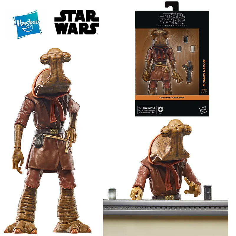 Hasbro star wars a série preta momaw nadon uma nova esperança 16cm anime original figura de ação modelo brinquedo presente aniversário coleção