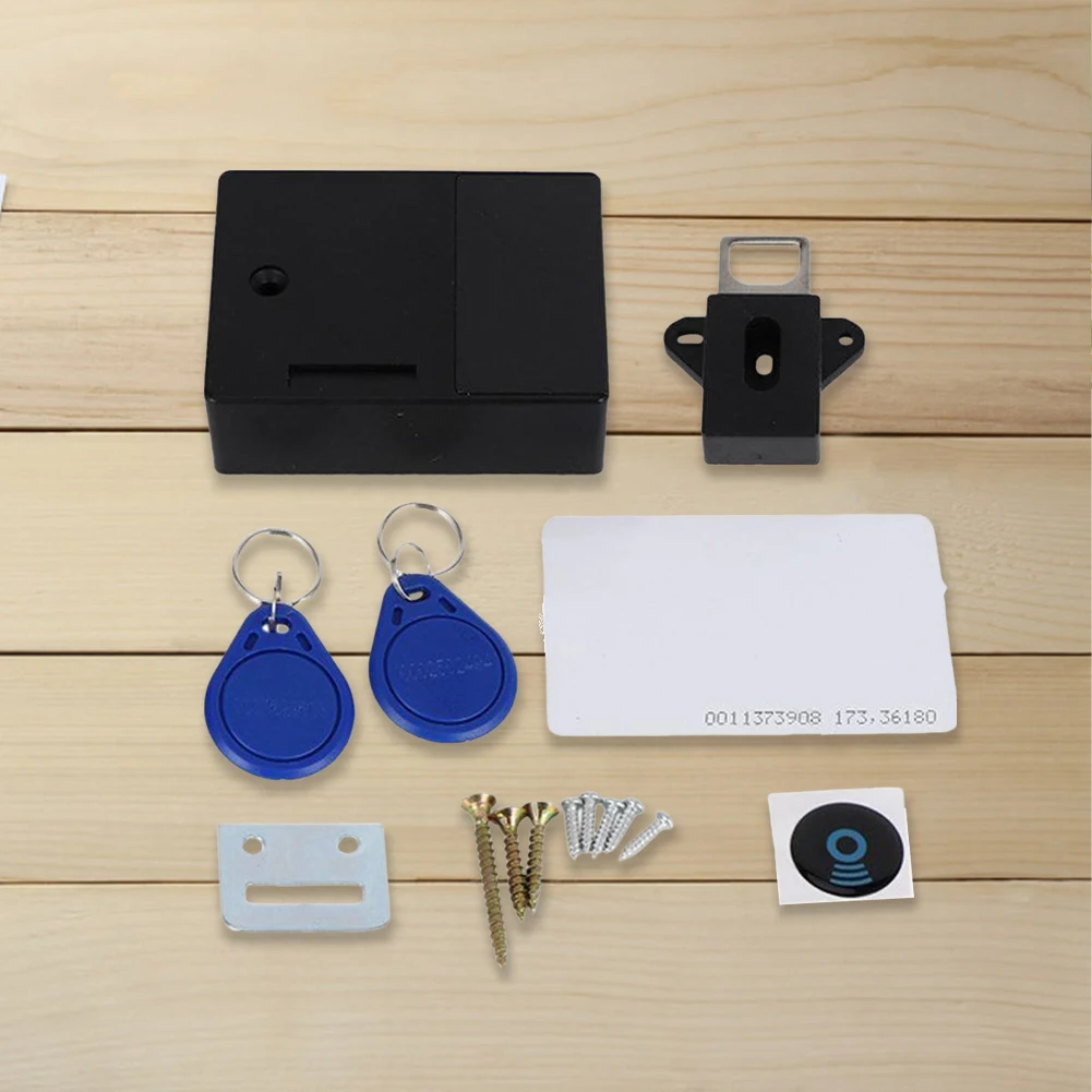 Smart Cabinet Lock IC Electronic Lock RFID Furniture Keyless Locker for Drawer Cabinet Safety Protection Device