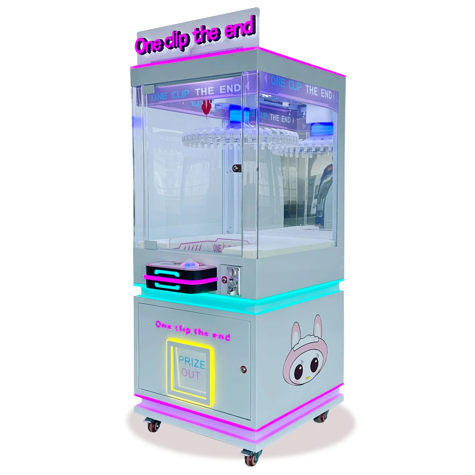 Customized claw crane vending machine toy games with coin operated from MinJoy company