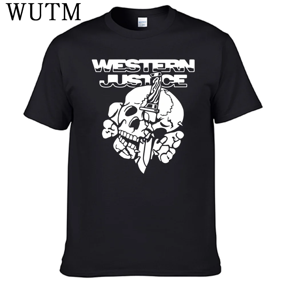 Neues Band Justice T-Shirt aus 100 % Baumwolle für Herren