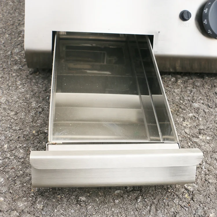 400mm Commercial Restaurant Stainless Steel Kitchen Equipment Electric Griddle Grill  Teppanyaki Griddle