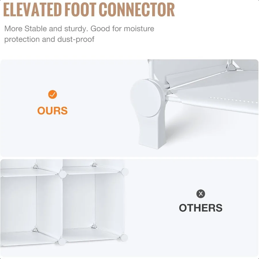 16 حجرة تخزين منظم خزانة الملابس التخزين المنظم مكعب Shees خزانة المنظمون وأوراق التخزين لتخزين الملابس