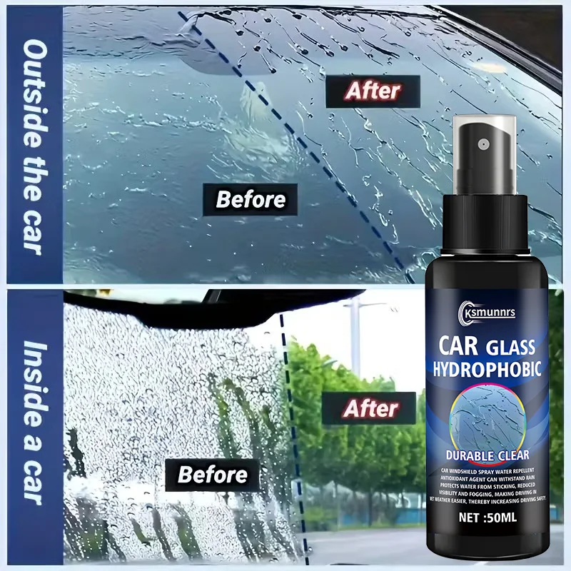 NEW！！！Ｒainproof spray, suitable for car glass and helmets, windshields and car window defogger, rainproof and anti-fog spray