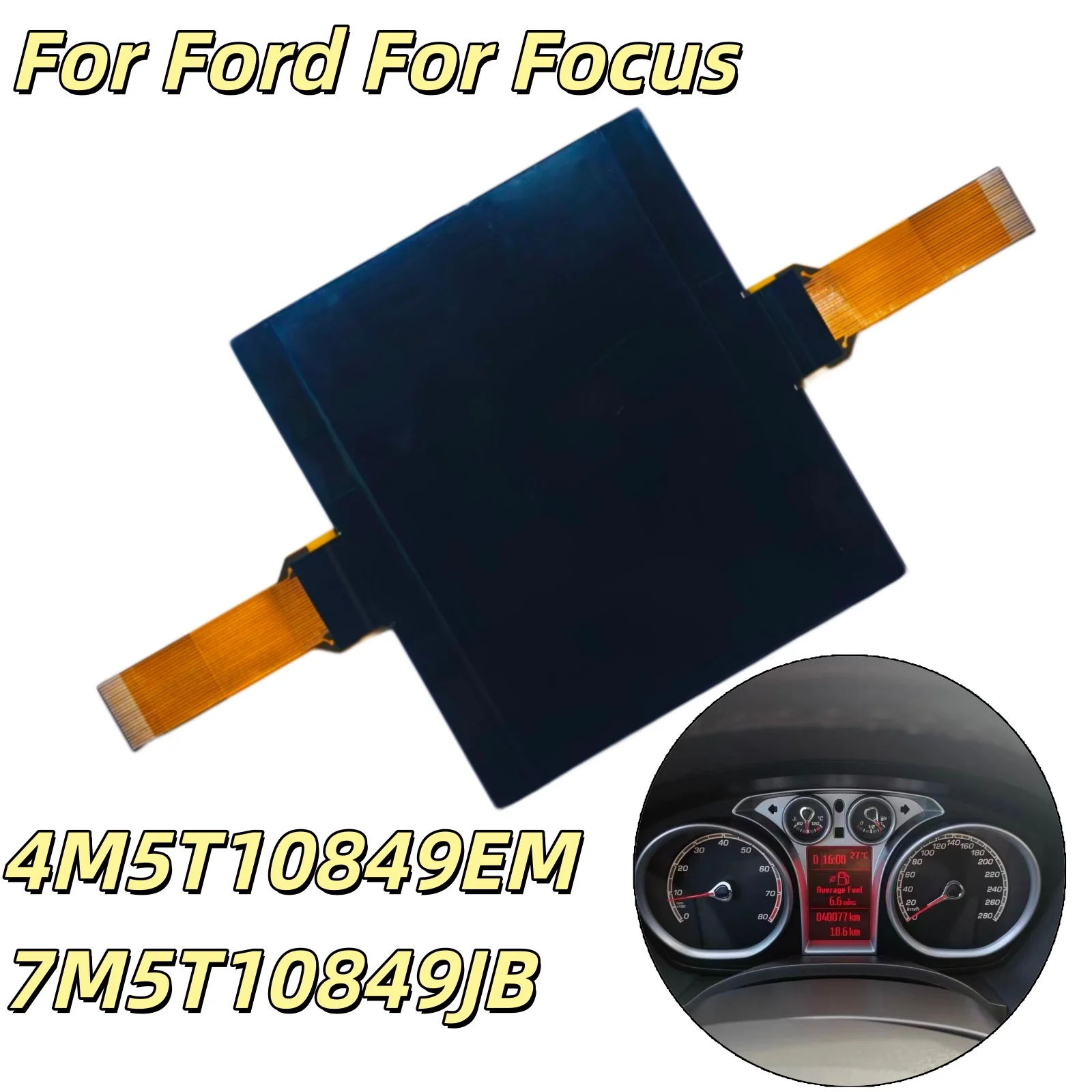 Instrument Cluster LCD Screen Display 4M5T10849EM 7M5T10849JB For Ford For Focus For C-Max For Galaxy For Kuga 2006-2012