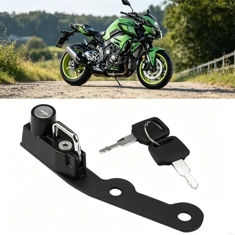 M76E Sicherheitsschloss für Motorradhelme aus Kohlenstoffstahl für YZF R25 MT25 MT03 2014–2020 – Detail 4