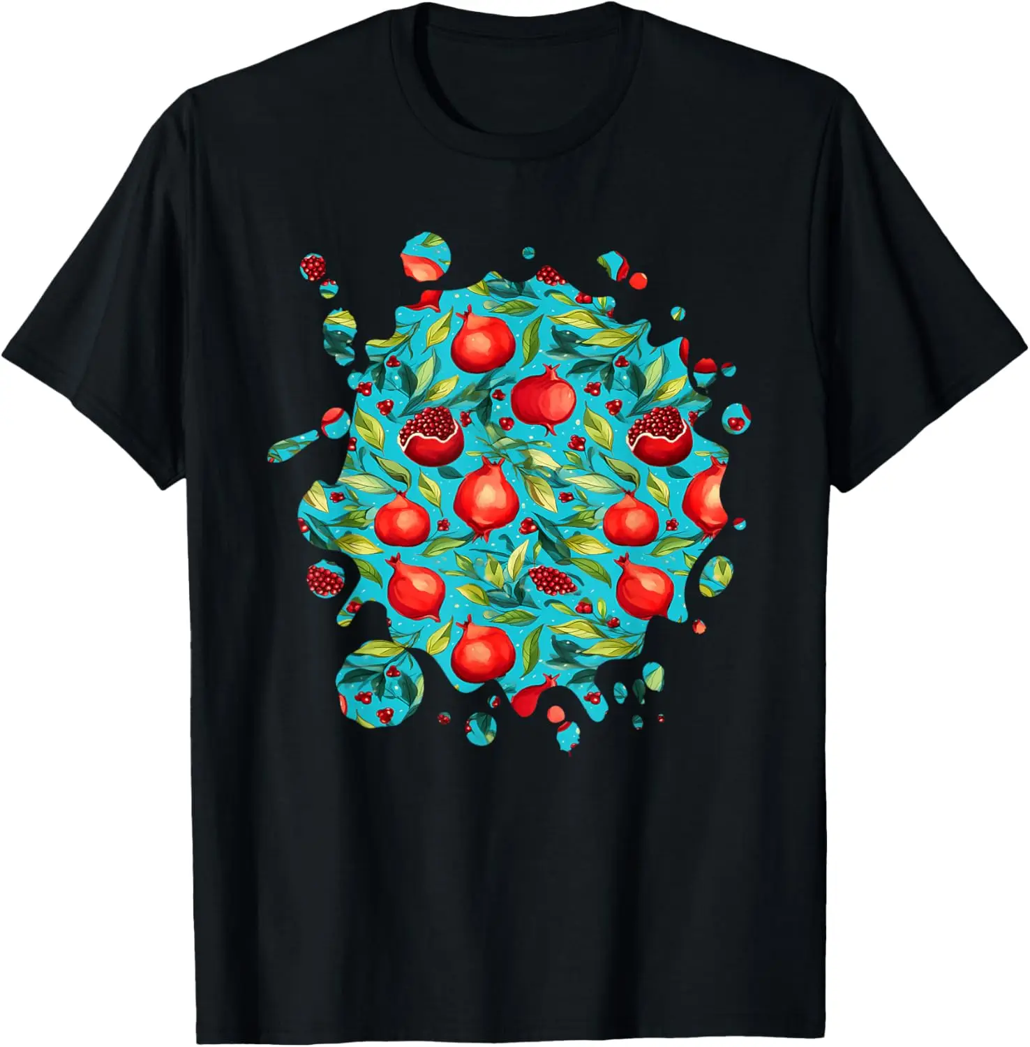 

Men Women Pomegranate Fruit Botanical Design Lover Gardening T-Shirt