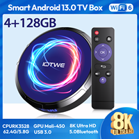 New Android TV Box T95 W Android 13.0 8K 4GB 128GB RK3528 Smart TV Box 8K 5G WiFi6 HD Bluetooth Netwerk Streaming Media Player