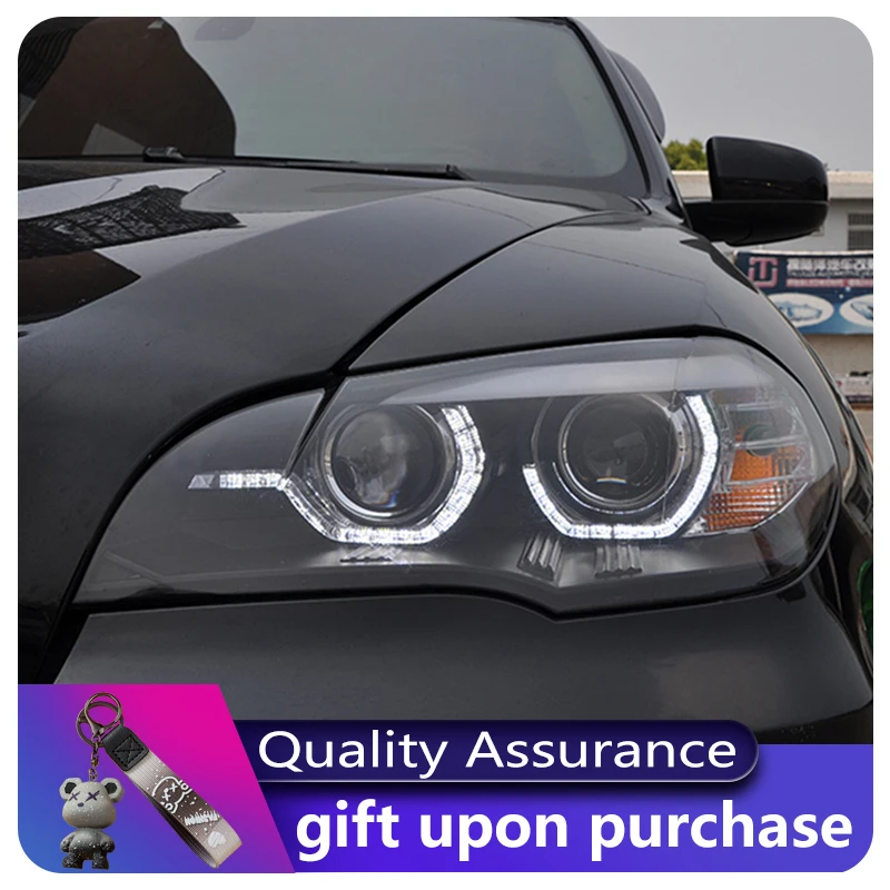 

Auto Headlights For BMW X5 E70 2007-2013 Xenon Front Lamp LED Bulbs Upgrade Head Light Projector Lens Configure Car Accessories