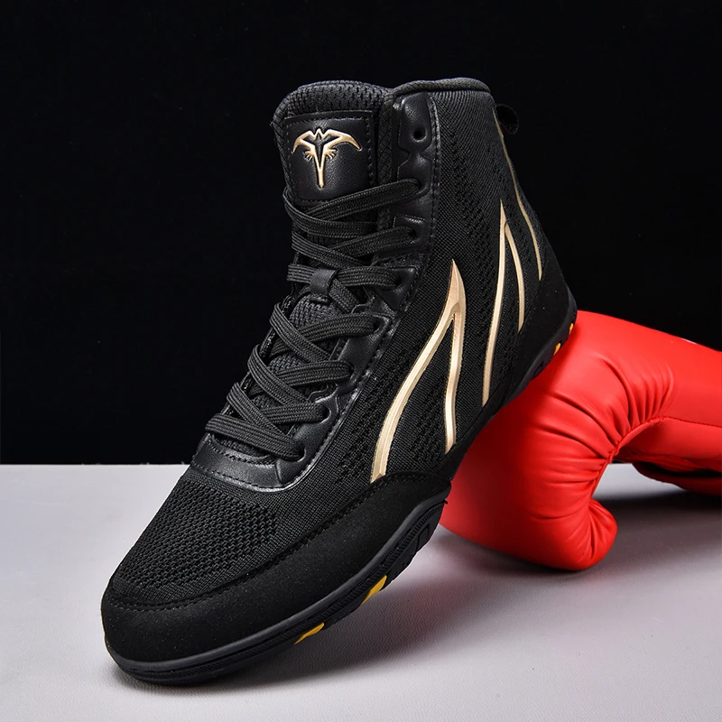 

Unisex Wrestling Shoes for Men, Lightweight, Comfortable, Fashionable, High-intensity Training, Boxing Sports Shoes