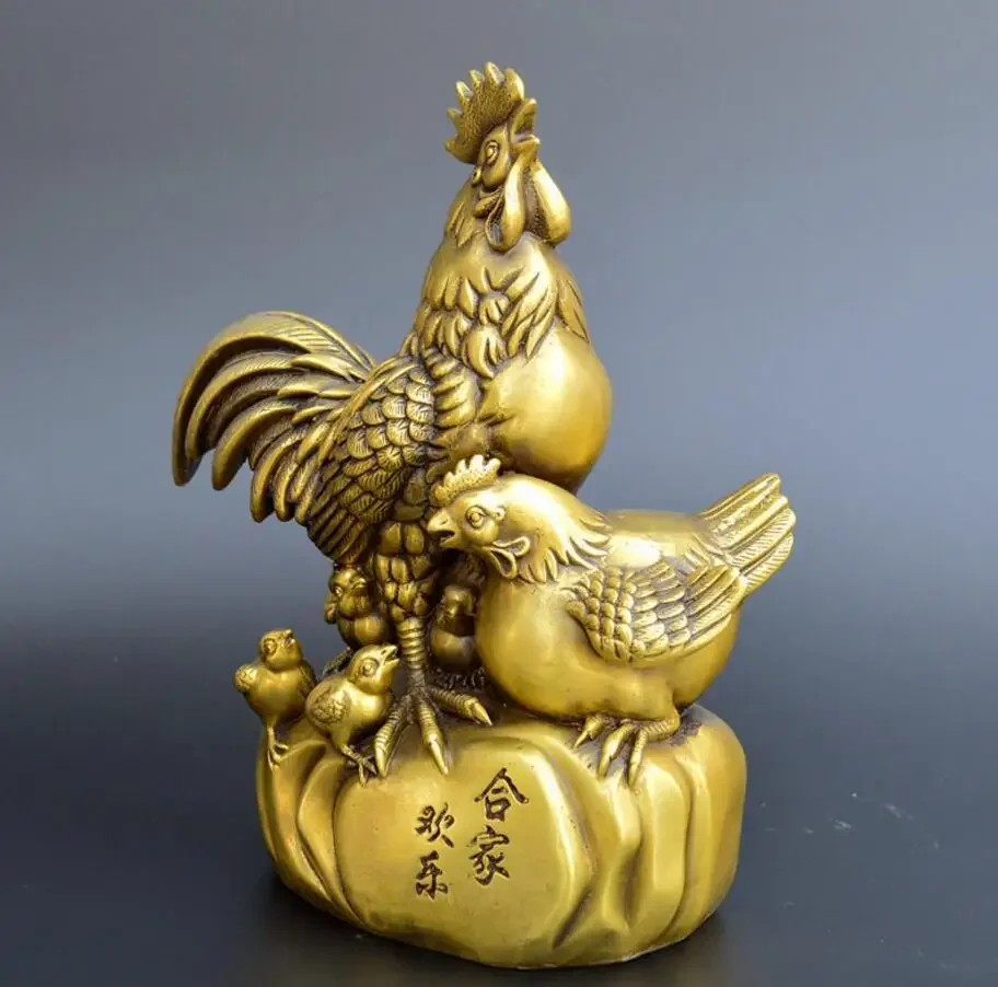 Copper Statue Antique Brass home decoration for chicken