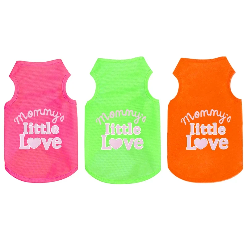 Pet Cool Summer Clothes, Moisture Wicking Breathable Vest, Cats and Dogs Wear Together, Play Fun Summer