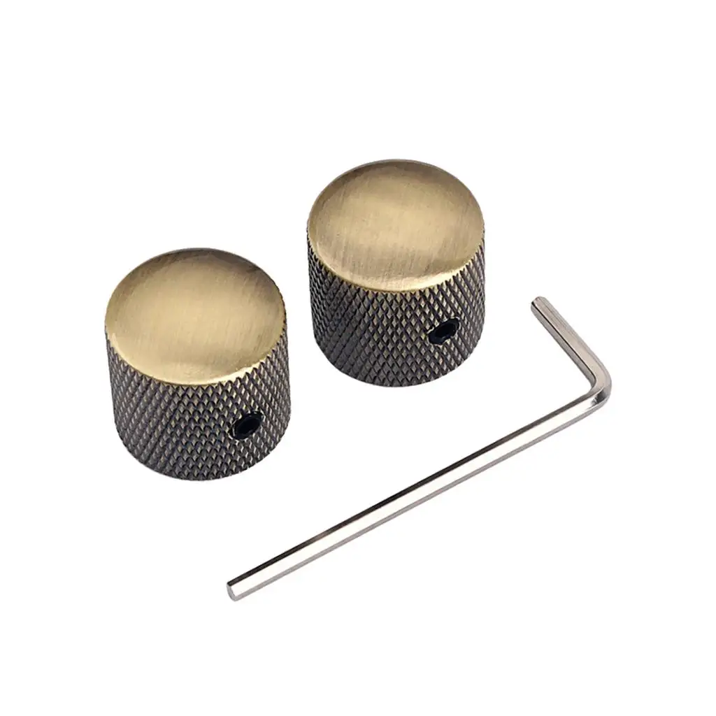 

Ручка управления бас-гитарой из 2 шт. с гаечным ключом для струнного инструмента