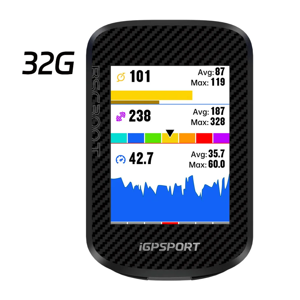iGPSPORT BSC300T GPS-fietscomputer Wereldwijde kleurrijke kaartnavigatie Touchscreen draadloze fietscomputer Schip uit Frankrijk