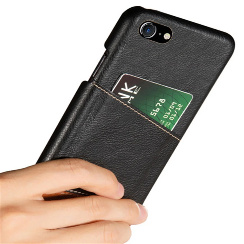 For Apple iPhone SE 2016 Case Card Slot Holder Mixed Splice PU Leather Cover For iPhone SE 2020 2022 Coque For iPhone SE 1 2 3