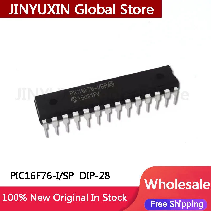 

1-100Pcs New PIC16F76-I SP PIC16F76 DIP-28 IC Chip Wholesale