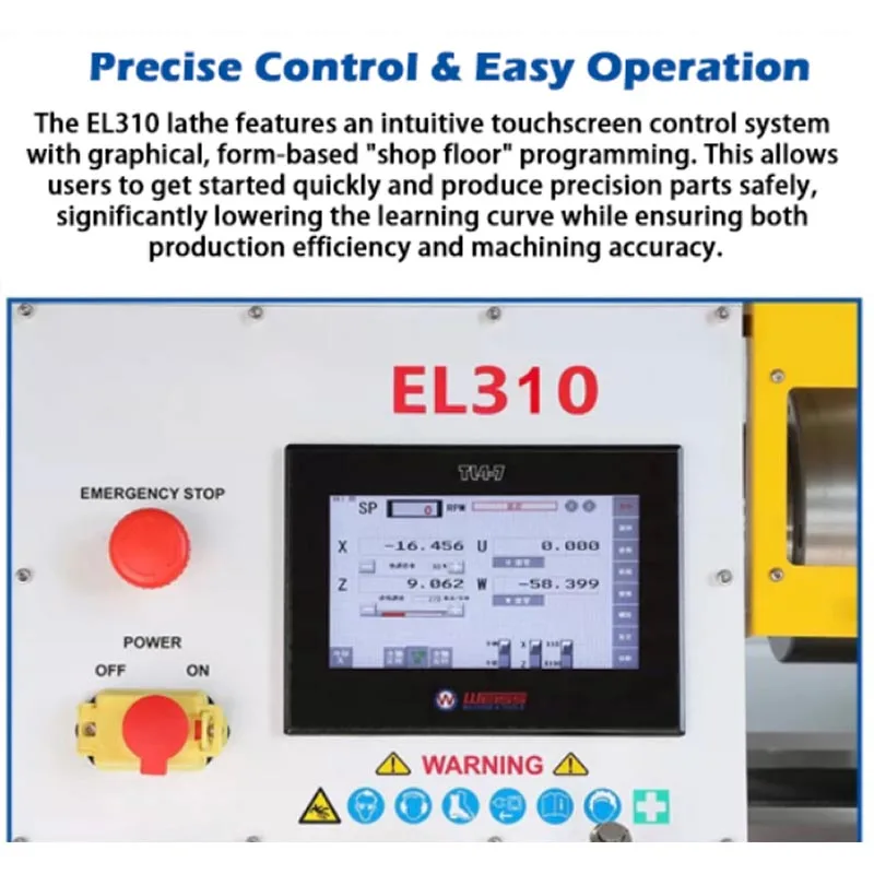 High-precision Metal Processing Lathe, Intelligent Easy-programming Small Mold Processing Machine Tool（customized）