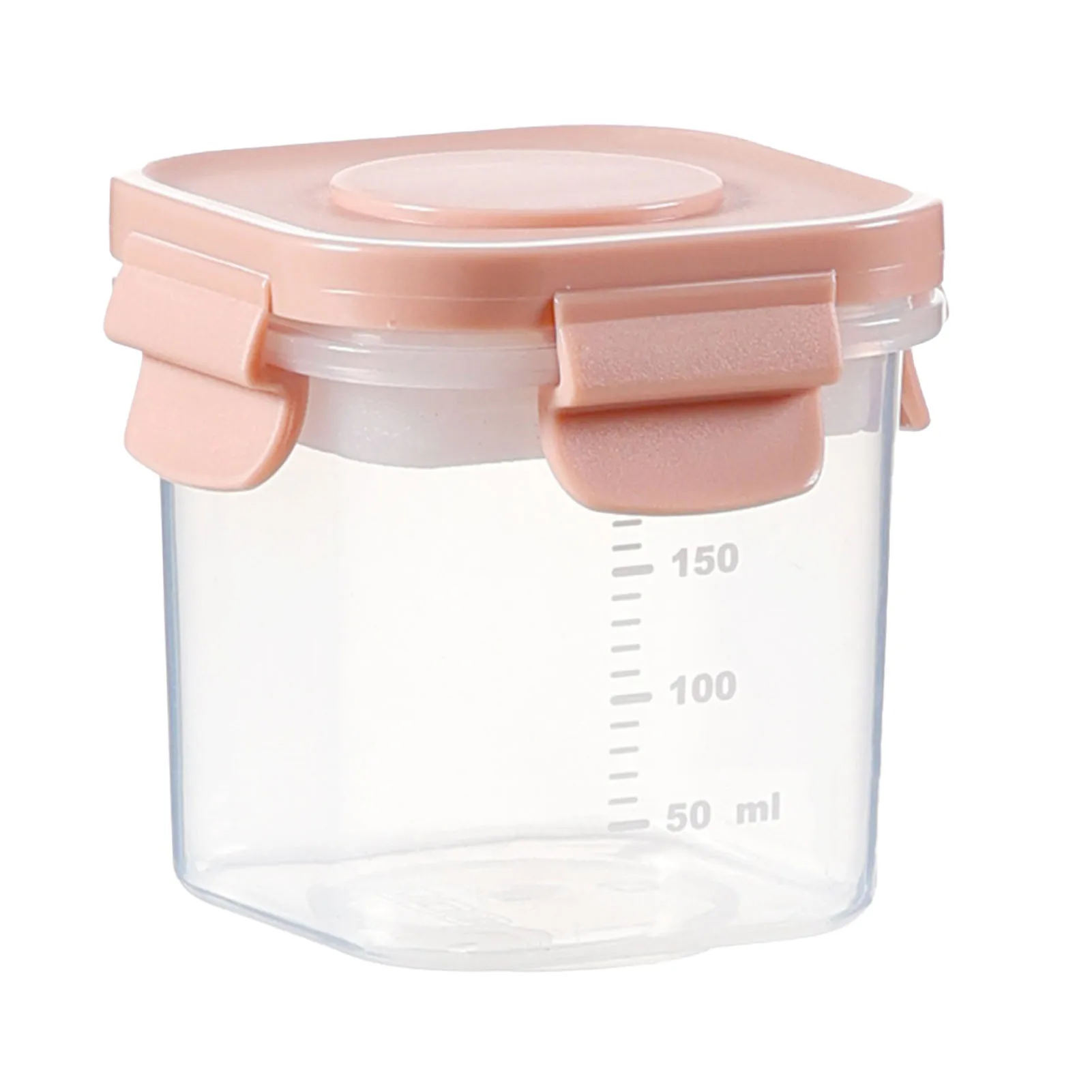 Infant Food Container Microwave Safe Airtight 200ml Portable Newborn Food Storage Box With Scales For Freezer Outdoor