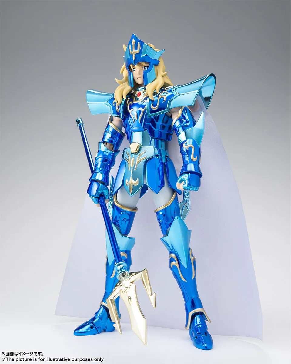 Saint Seiya Saint Cloth Myth Sea Emperor Poseidon Poseidon 15th Anniversary of The Stock Can Be Hand-me-down Collectible Hand-me